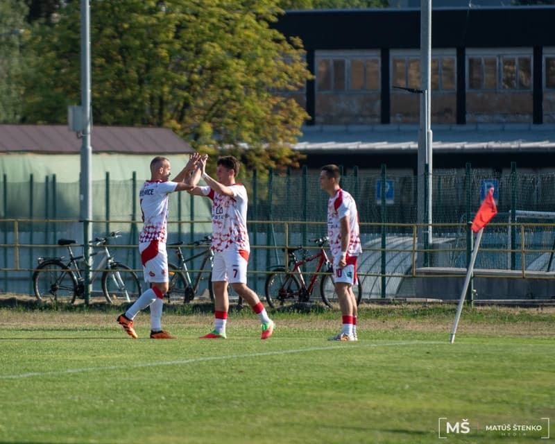 Gólové oslavy OFK-SIM Raslavice